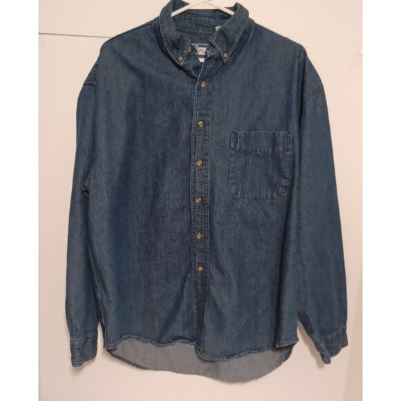 The Lion's Pride Other - The Lion's Pride  Men’s Denim Button Down Shirt Size XL 100% Cotton